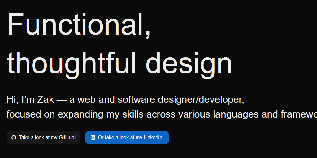 Portfolio (This site!)